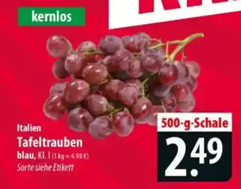 Famila Nord Ost Italien Tafeltrauben blau Angebot