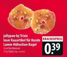 Famila Nord Ost jollypaw by Trixie loser Kauartikel für Hunde Lamm-Hühnchen-Bagel Angebot