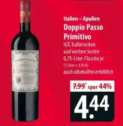 Famila Nord Ost Italien - Apulien Doppio Passo Primitivo Angebot