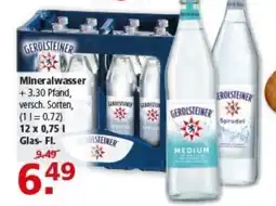 Multi Markt GEROLSTEINER Mineralwasser Angebot