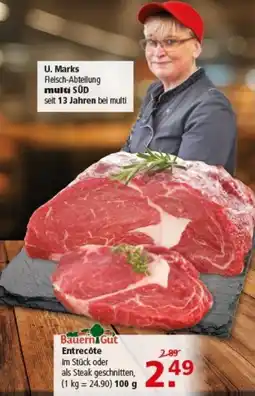 Multi Markt Bauern Gut Entrecôte Angebot