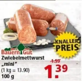 Multi Markt Bauern Gut Zwiebelmettwurst „mini" Angebot