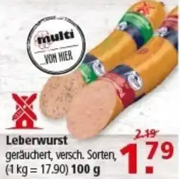Multi Markt Leberwurst geräuchert Angebot