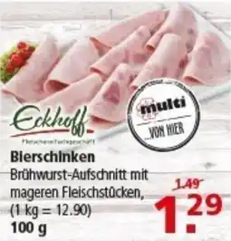 Multi Markt Eckhoff Blerschinken Angebot