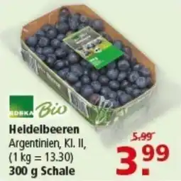 Multi Markt EDEKA Bio Heidelbeeren Angebot