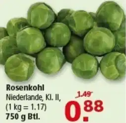 Multi Markt Rosenkohl Angebot
