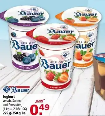 Multi Markt Bauer Joghurt Angebot