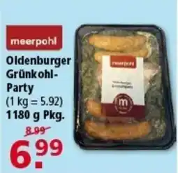 Multi Markt meerpohl Oldenburger Grünkohl- Party Angebot