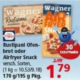 Multi Markt Rustipani Ofen- brot oder Airfryer Snack Angebot