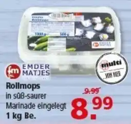 Multi Markt EMDER MATJES Rollmops Angebot