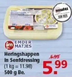Multi Markt EMDER MATJES Heringshappen In Senfdressing Angebot