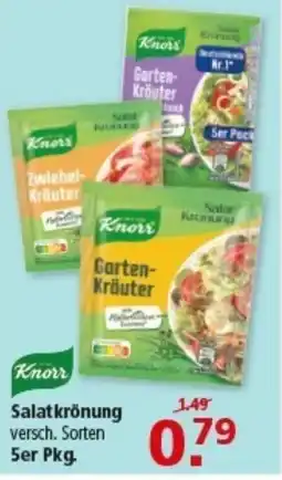 Multi Markt Knorr Salat krönung 5er Pkg Angebot