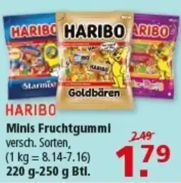 Multi Markt HARIBO Minis Fruchtgummi Angebot