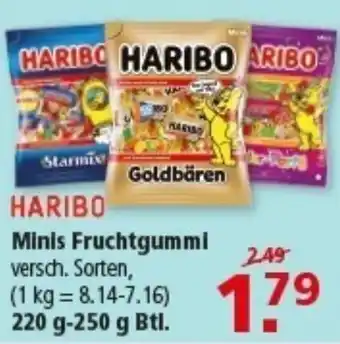 Multi Markt HARIBO Minis Fruchtgummi Angebot