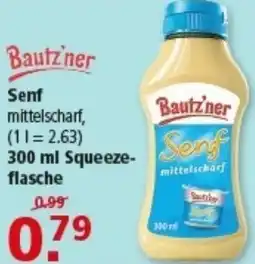 Multi Markt Bautz'ner Senf mittelscharf Angebot