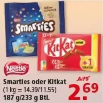 Multi Markt Nestle Smarties oder Kitkat Angebot