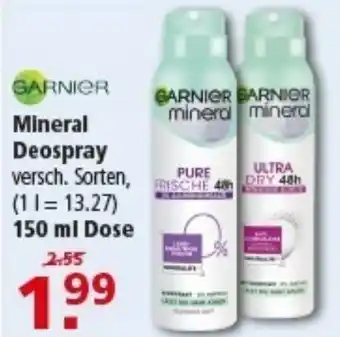Multi Markt GARNIER Mineral Deospray Angebot
