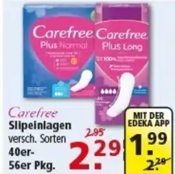 Multi Markt Carefree Slipeinlagen 40er- 56er Pkg. Angebot