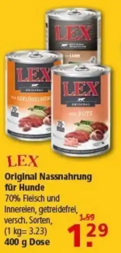 Multi Markt LEX Original Nassnahrung für Hunde Angebot