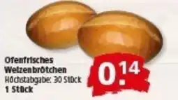 Multi Markt Ofenfrisches Welzenbrötchen Angebot