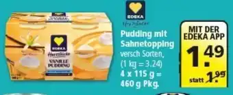 Multi Markt EDEKA Pudding mit Sahnetopping Angebot