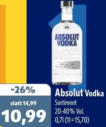 Aktiv Irma Absolut Vodka Angebot