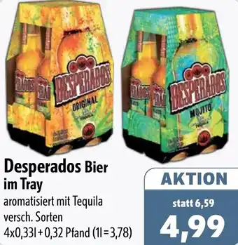Aktiv Irma Desperados Bier im Tray Angebot