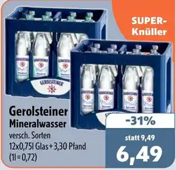 Aktiv Irma Gerolsteiner Mineralwasser Angebot