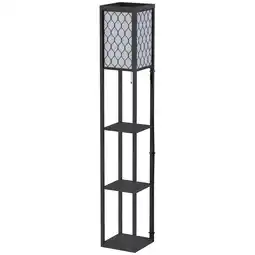 Netto Marken-Discount HOMCOM Stehleuchte MDF, Stoff, Kunststoff Angebot