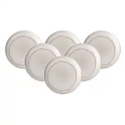 Netto Marken-Discount like. by Villeroy & Boch Frühstücksteller Perlemor Sand ø 23,8 cm 6er Set Angebot