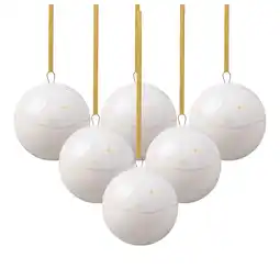 Netto Marken-Discount like. by Villeroy & Boch Ornamente Kugel Winter Glow 6er Set Angebot
