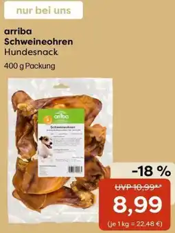 Zoo & Co arriba Schweineohren Hundesnack Angebot