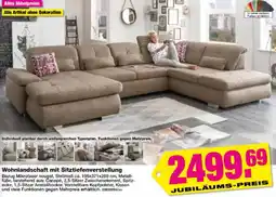 SOMIT Wohnlandschaft mit Sitztiefenverstellung Angebot