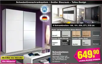 SOMIT Schwebetürenschrank Angebot