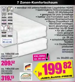 SOMIT 7 Zonen-Komfortschaum Angebot