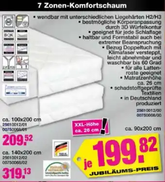 SOMIT 7 Zonen-Komfortschaum Angebot