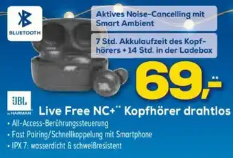 Euronics JBL Kopfhorer drahtlos | Live Free NC+ Angebot