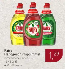 Dornseifer Fairy Handgeschirrspülmittel Angebot