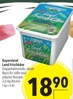 CITTI Markt Bayernland Land-Frischkäse Angebot