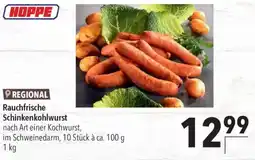 CITTI Markt HOPPE Rauchfrische Schinkenkohlwurst Angebot