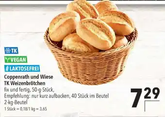 CITTI Markt Coppenrath und Wiese TK Weizenbrötchen Angebot