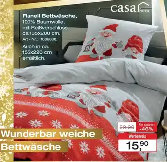 Möbel Inhofer Casa Nova Flanell Bettwäsche Angebot