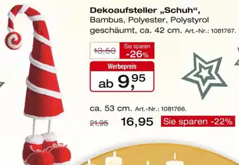 Möbel Inhofer Dekoaufsteller „schuh“ ca. 42 cm Angebot