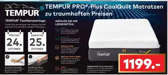 Tempur tempur pro plus coolquilt matratzen
