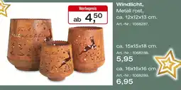 Möbel Inhofer Windlicht ca. 12x12x13 cm Angebot