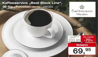 Möbel Inhofer Seltmann weiden kaffeeservice „beat black line“ Angebot