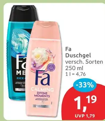 Budni Fa fa men kick off duschgel Angebot