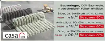 Möbel Inhofer Casa nova badvorleger silber Angebot