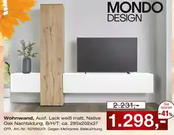 Möbel Inhofer Mondo design wohnwand Angebot