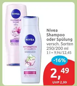 Budni Nivea shampoo Angebot